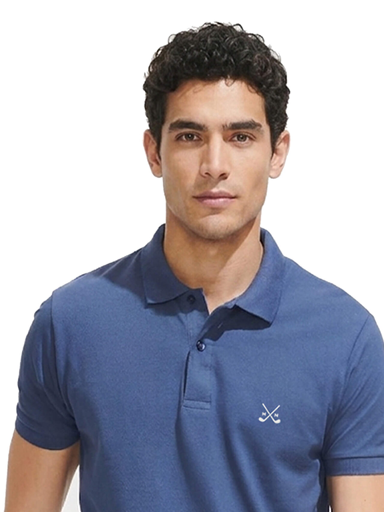 Polo HN Cotton Club 180 Azul Índigo - 100% Algodón Piqué Ringspun