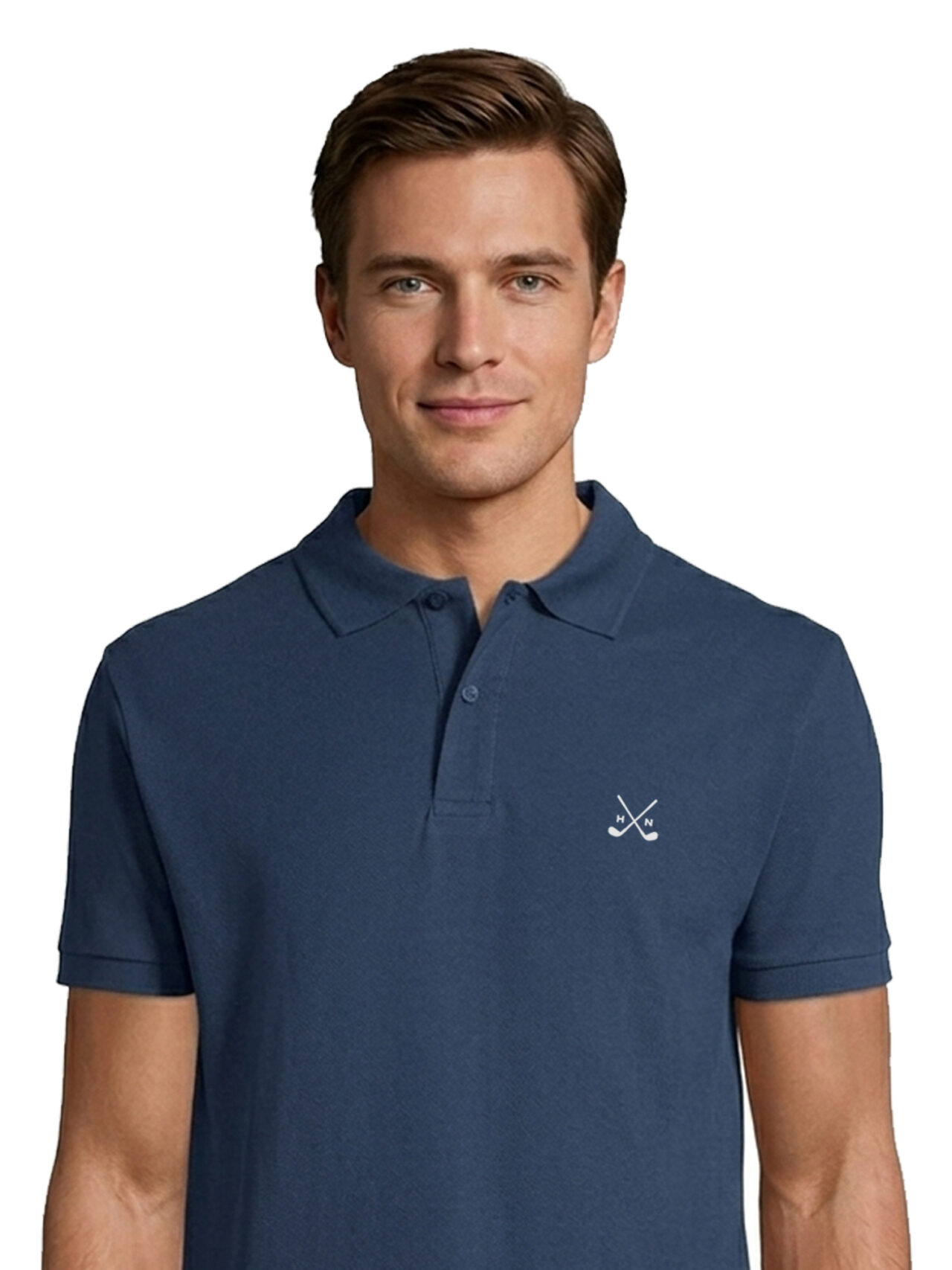 Polo HN Cotton Club 180 Denim - 100% Algodón Piqué Ringspun